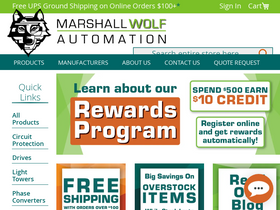'wolfautomation.com' screenshot