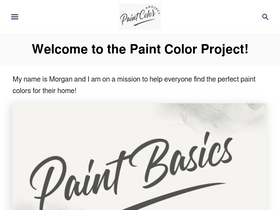 'paintcolorproject.com' screenshot