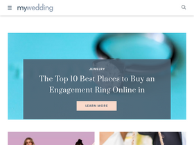 'mywedding.com' screenshot