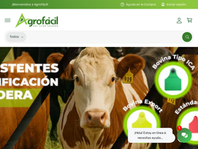agrofacil.co homepage screenshot