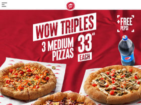 'pizzahut.ae' screenshot