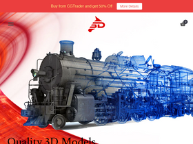 3D Horse homepage screenshot