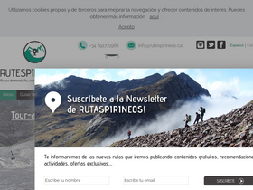 'rutaspirineos.org' screenshot