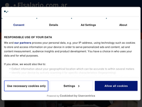 'elsalario.com.ar' screenshot