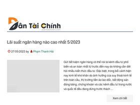 'dantaichinh.com' screenshot