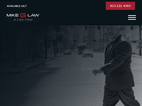 'mikeglaw.com' screenshot