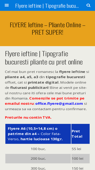 flyereieftine-pliante.ro