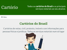 'cartorio.info' screenshot