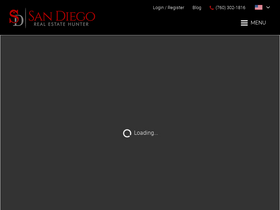 'sandiegorealestatehunter.com' screenshot