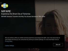 'mifare.net' screenshot