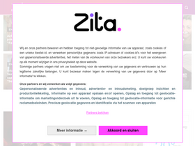 'zita.be' screenshot