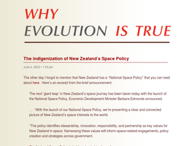 'whyevolutionistrue.com' screenshot