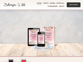 'zakeeyaali.com' screenshot