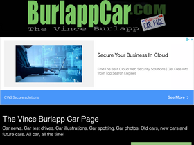 'burlappcar.com' screenshot