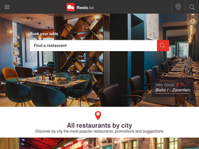 'resto.be' screenshot