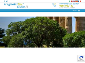'traghettiper-sicilia.it' screenshot