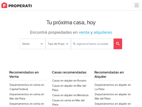 'properati.com.ar' screenshot