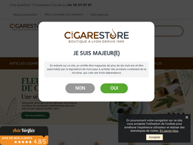 'cigarestore.fr' screenshot