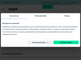 'staypro.fi' screenshot