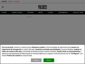 'palco23.com' screenshot