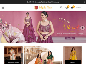 'ethnicplus.in' screenshot