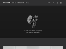 RAWTHEN homepage screenshot
