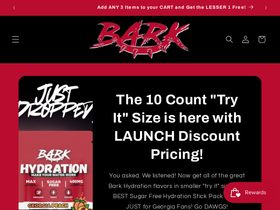barkperformance.com homepage screenshot