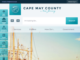 'capemaycountynj.gov' screenshot
