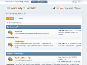 'svcommunity.org' screenshot