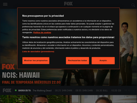 'foxtv.es' screenshot