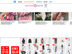 'patricinhaesperta.com.br' screenshot