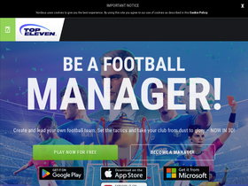 'topeleven.com' screenshot