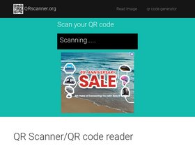 'qrscanner.org' screenshot