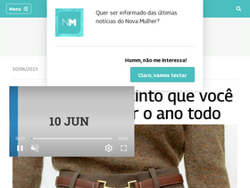 'novamulher.com' screenshot