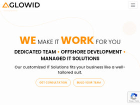 'aglowiditsolutions.com' screenshot