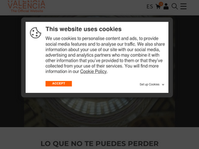 'visitvalencia.com' screenshot