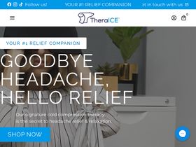 TheraICE website screenshot