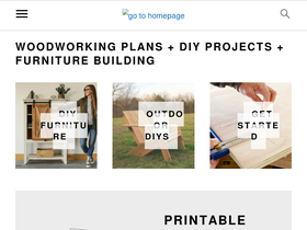 'woodshopdiaries.com' screenshot