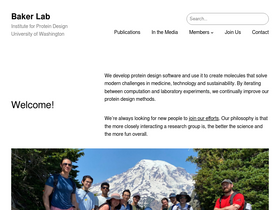 'bakerlab.org' screenshot
