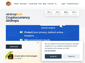 'airdropbob.com' screenshot