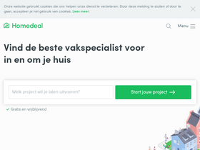 'homedeal.nl' screenshot