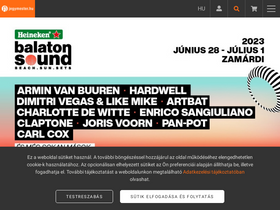 'jegymester.hu' screenshot