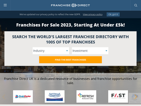 'franchisedirect.co.uk' screenshot