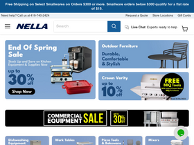 'nellaonline.com' screenshot