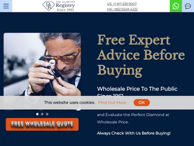 'diamondregistry.com' screenshot