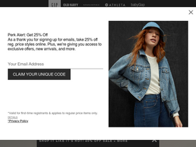 'gap.com' screenshot