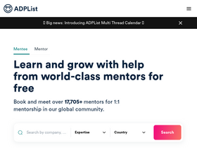 'adplist.org' screenshot