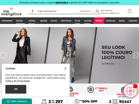 'viaevangelica.com.br' screenshot