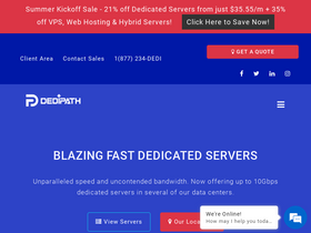 'dedipath.com' screenshot