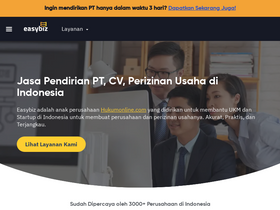 'easybiz.id' screenshot